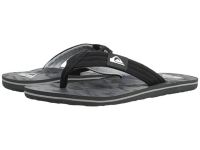 Latest Quiksilver Athletic Sandals for Men - Molokai Layback - Black/Black/Grey Sale Online